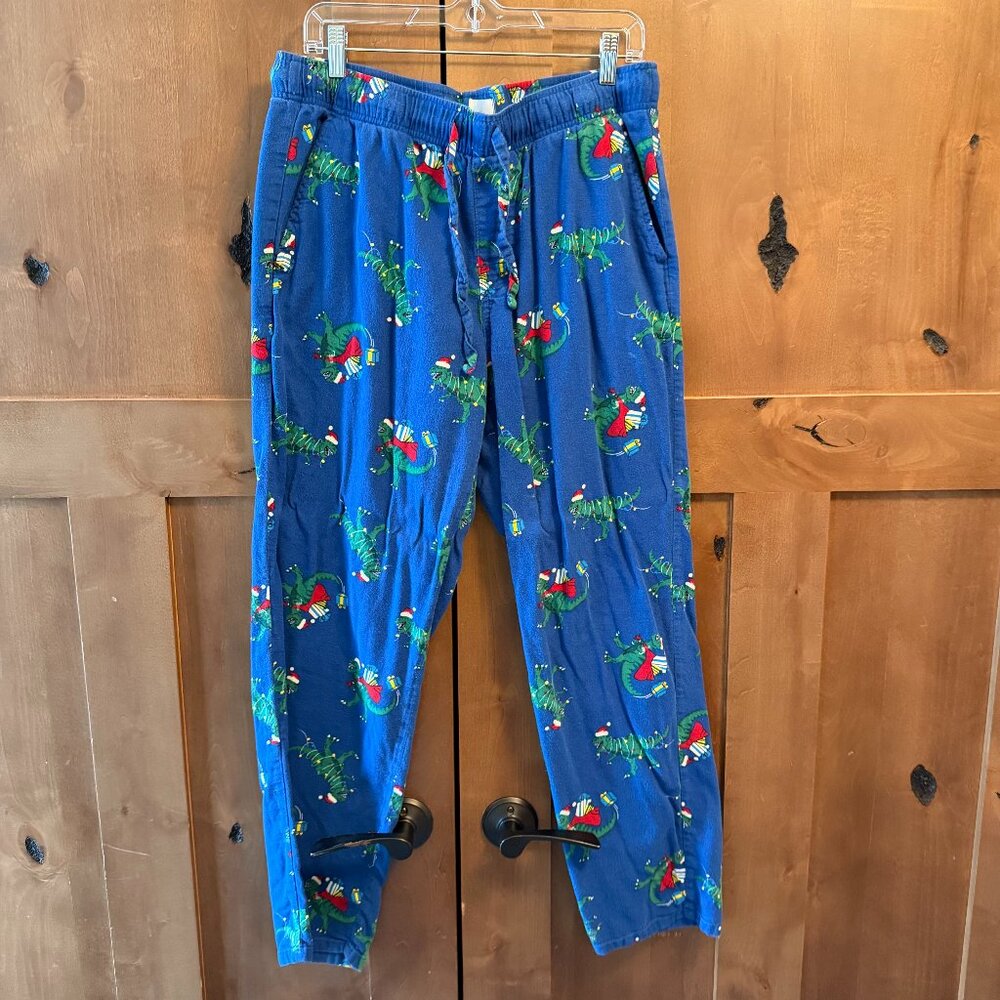 Old Navy Christmas Dinosaur Pajama Pants Mens L